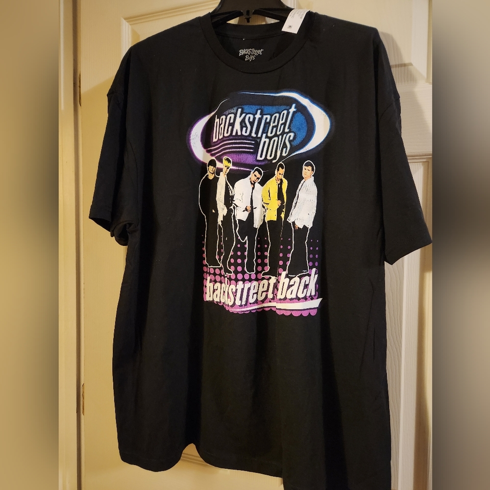 NWT Backstreet Boys Black T-Shirt Unisex 2XL